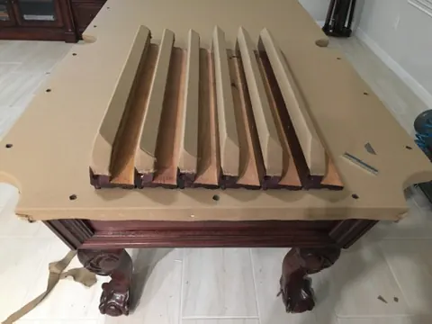 pool table movers North Richland Hills TX, finished table after a full service visit