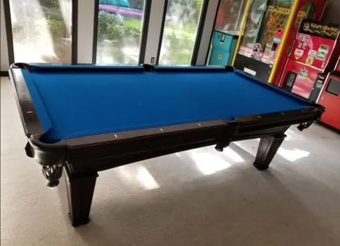 pool table movers Dallas TX, finished table after a full service visit
