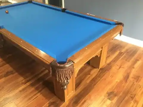 pool table leveling Georgetown TX, rails and frame during refelt service