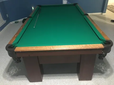 pool table leveling Pflugerville TX, table broken down and wrapped for transport