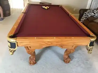 pool table movers Killeen TX, slate and legs crated for a safe move