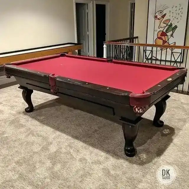 pool table setup and delivery Cypress TX, new cloth installed on bed and rails