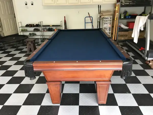 pool table refelting Spring TX, fully assembled table ready for play