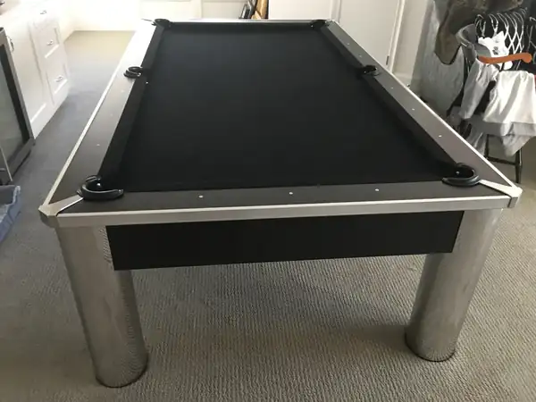 pool table moving service in Georgetown TX, new cloth installed on bed and rails