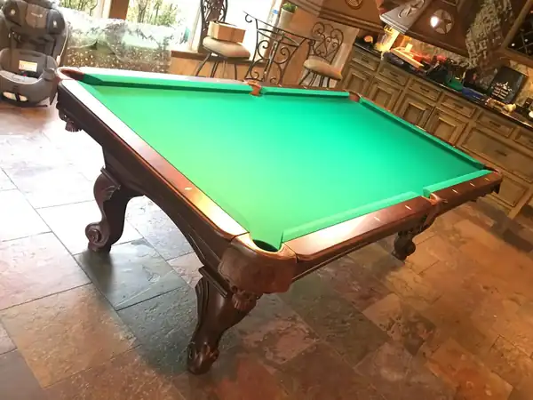 pool table disassembly and move Pasadena TX, slate and legs crated for a safe move