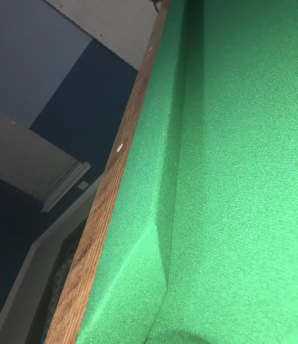 pool table disassembly and move Baytown TX, finished table after a full service visit