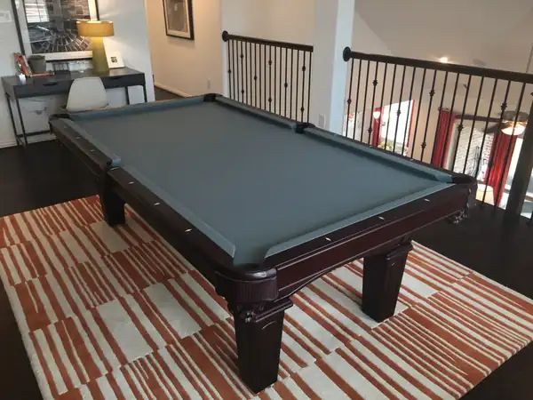 pool table delivered and set up in dallas by billiard maintenance