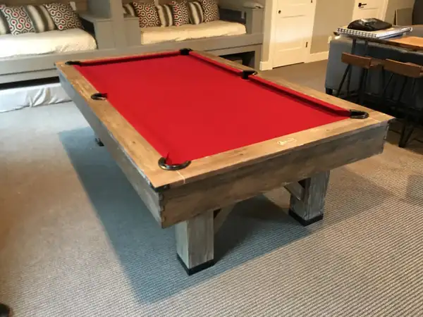 pool table setup and delivery Garland TX, slate and legs crated for a safe move