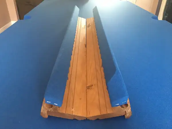 pool table disassembly and move Mansfield TX, table broken down and wrapped for transport