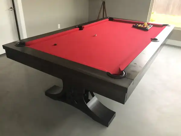 pool table delivered and set up in dallas by billiard maintenance
