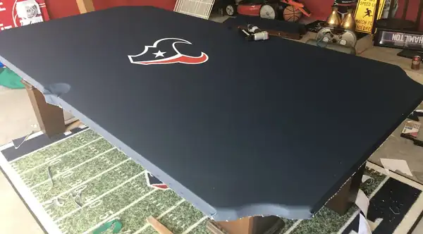 pool table leveling Plano TX, finished table after a full service visit