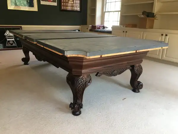 pool table delivered and set up in san antonio by billiard maintenance