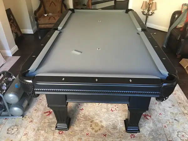 pool table disassembly and move Round Rock TX, fully assembled table ready for play