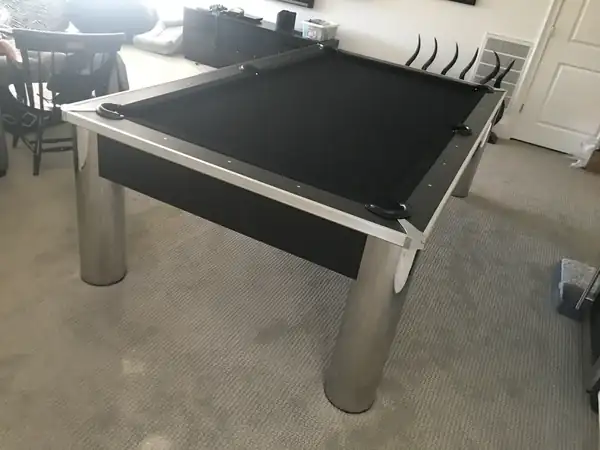 pool table leveling San Antonio TX, fully assembled table ready for play