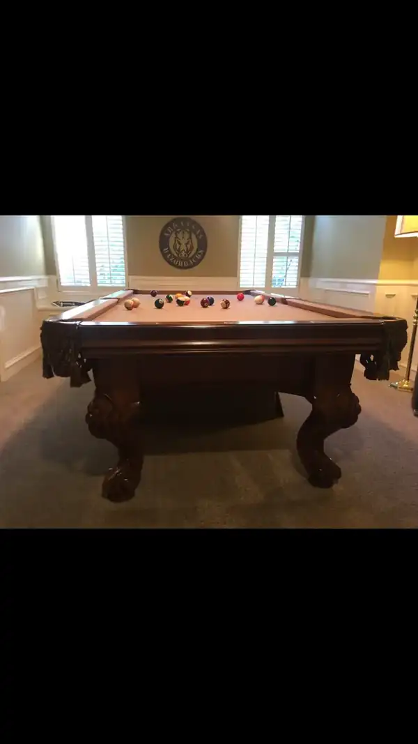 pool table movers Lubbock TX, table broken down and wrapped for transport