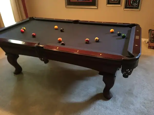 pool table delivered and set up in san antonio by billiard maintenance