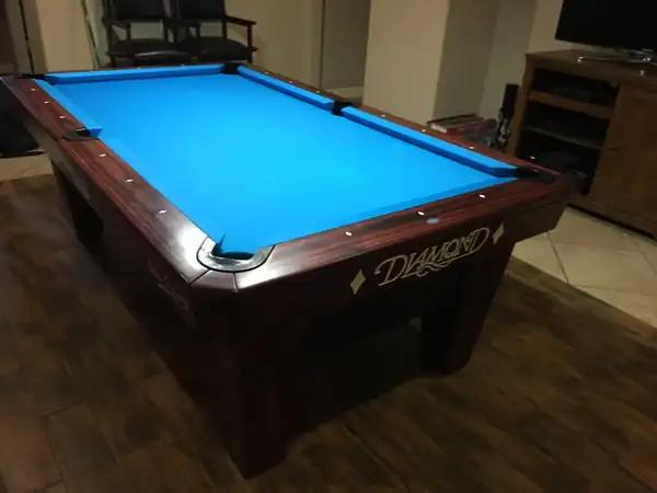 pool table leveling College Station TX, fully assembled table ready for play