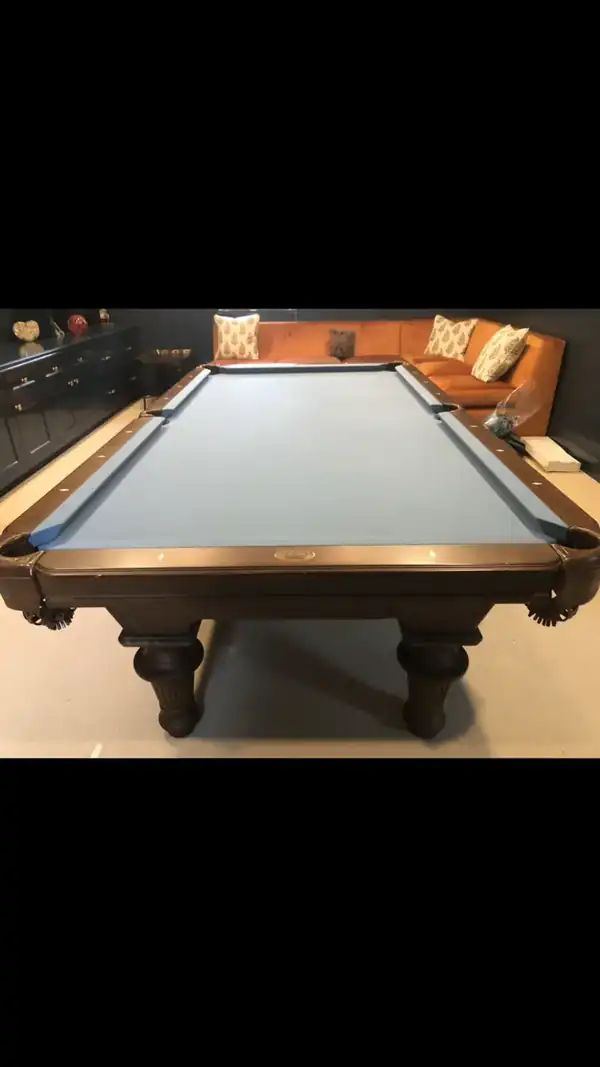 pool table installation Irving TX, game room table leveled with a machinist level
