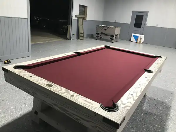 pool table leveling Pasadena TX, rails and frame during refelt service