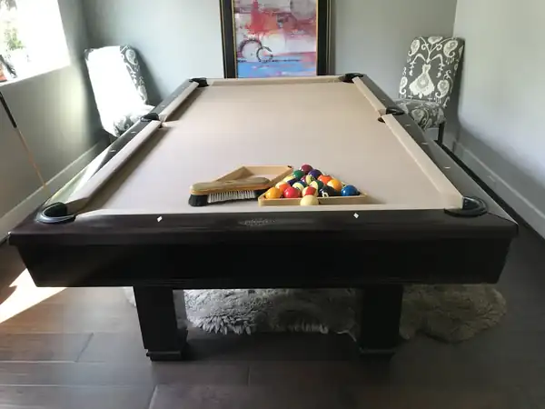 pool table movers Laredo TX, fully assembled table ready for play
