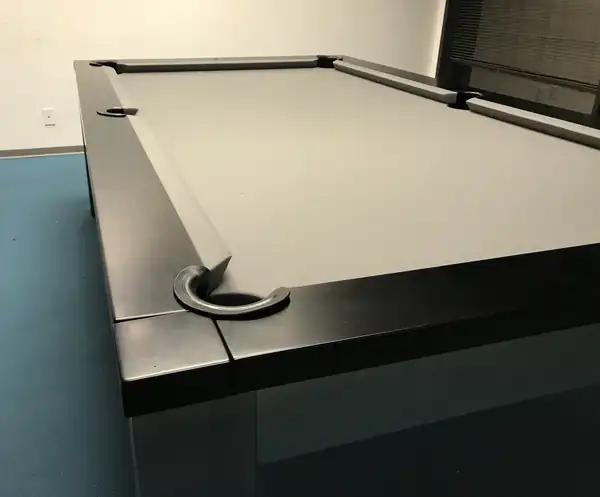 pool table moving service in Killeen TX, finished table after a full service visit