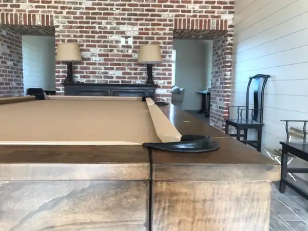 pool table repair Pasadena TX, fully assembled table ready for play