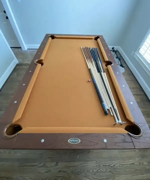 pool table repair Garland TX, rails and frame during refelt service